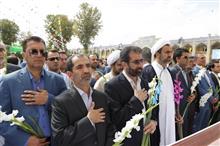 تجدید میثاق جمعی از مدیران و کارکنان شهرداری شیراز با حضرت احمدبن موسی الکاظم شاهچراغ علیه السلام