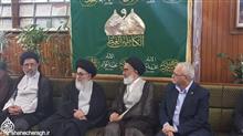 دیدار تولیت معظم آستان مقدس شاهچراغ علیه السلام با دکتر جمال عبدالرسول دباغ تولیت معظم آستان مقدس کاظمین علیهما السلام